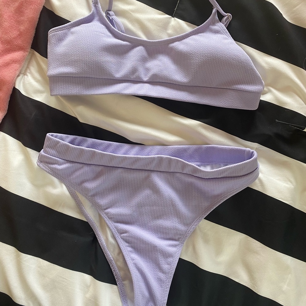 Super cute lavender colored bikini